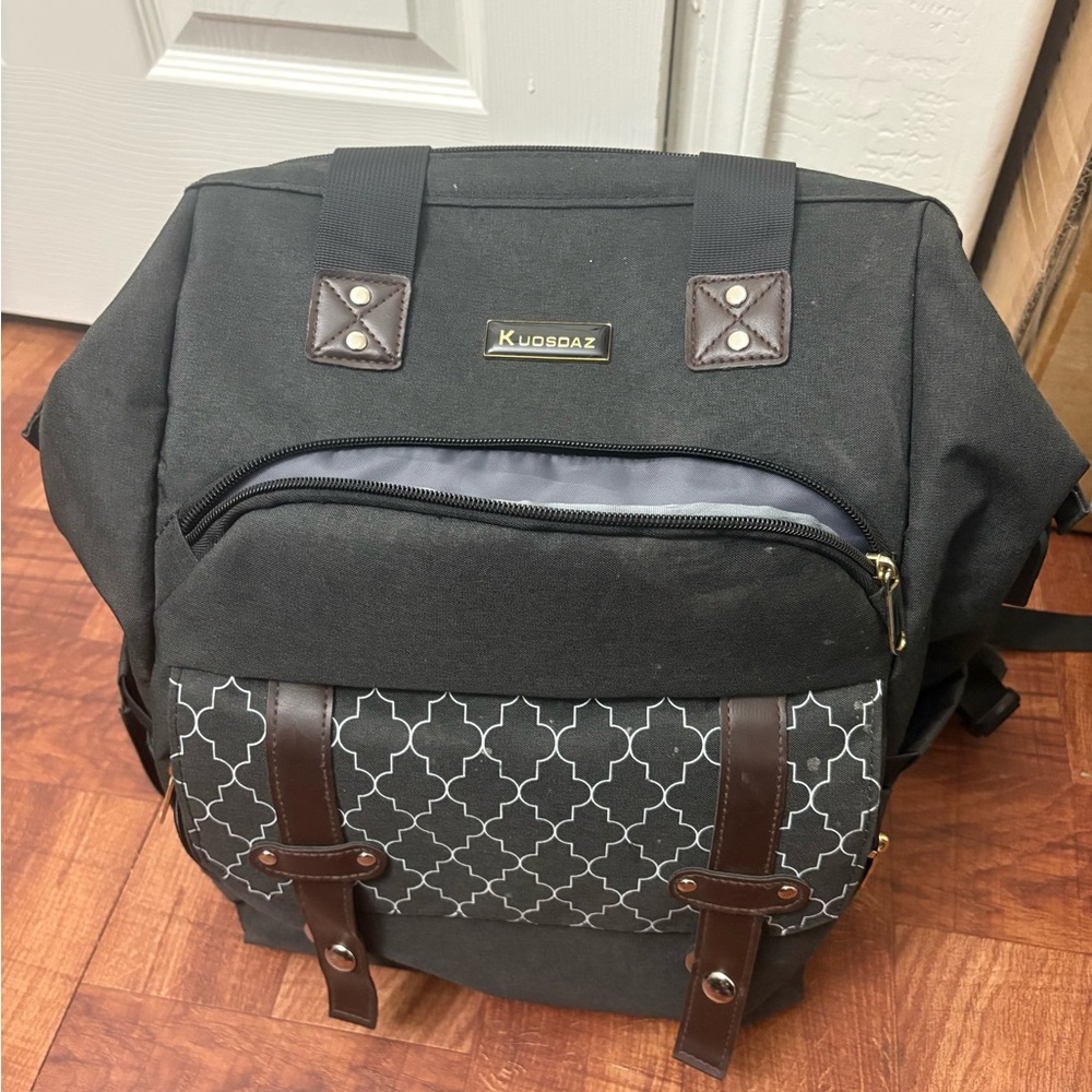 Black and Brown Men's Backpack